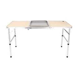 Складной алюминиевый стол для пикника и барбекю