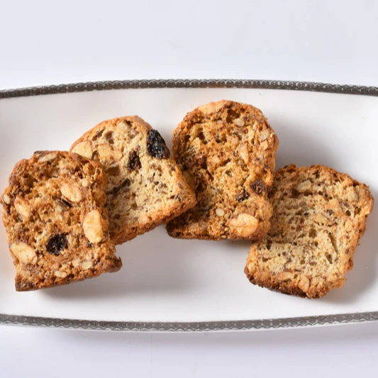 123g garlic black pepper flavors nuts filled butter biscuits bread cracker