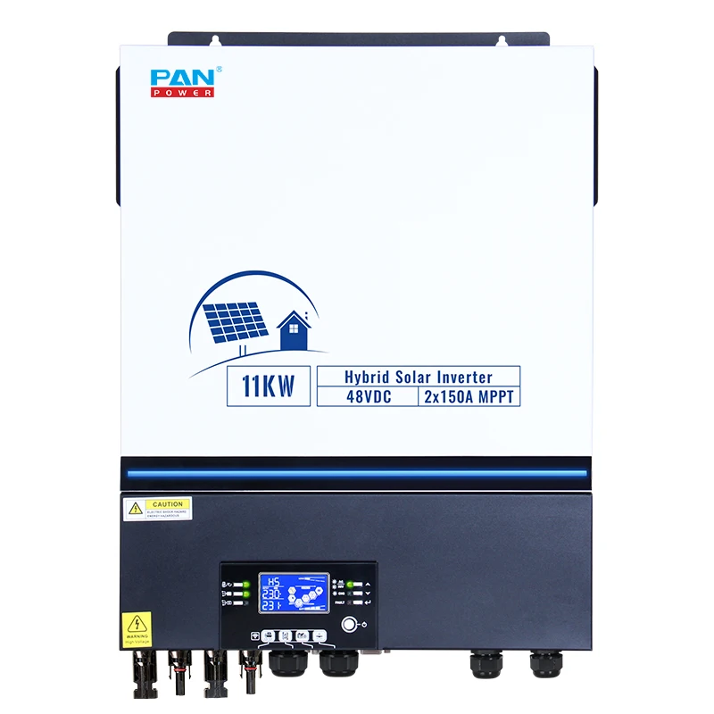 PV 500V 150A dual mppt inverter off grid 48v 11kw inverters