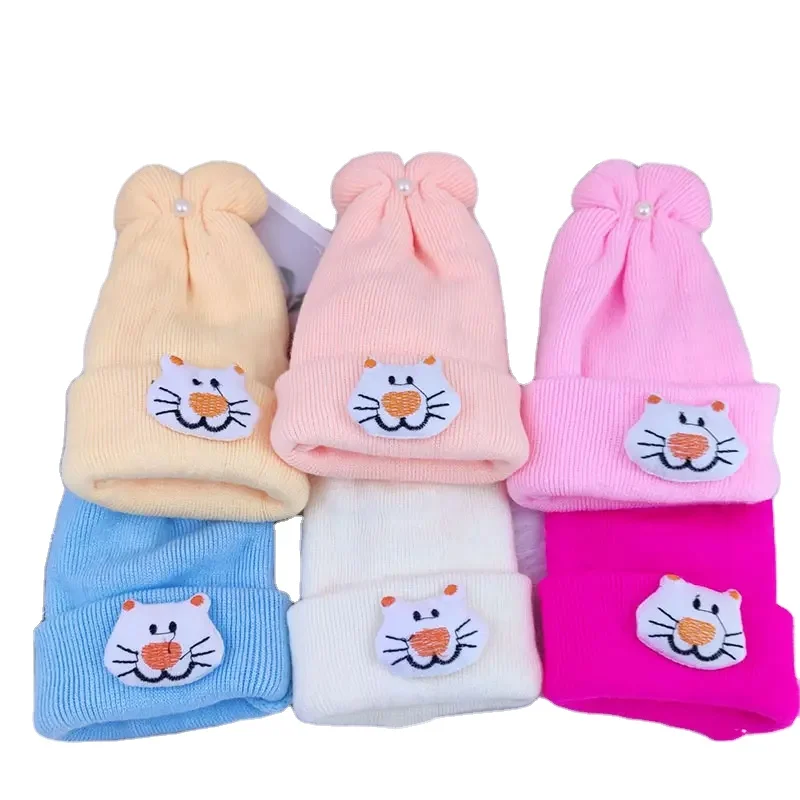 Wholesale Baby Hats Classic Toddler Beanie Winter Hat for Boys Girls Baby Kids Beanies Knit Winter Soft Warm Hats