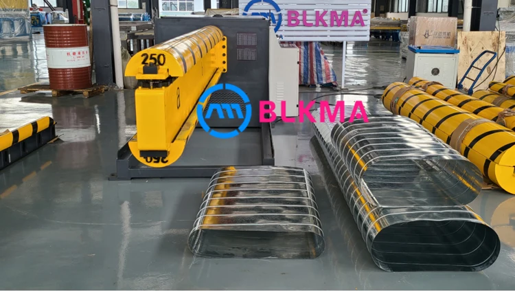 Плоская овальная машина для производства воздуховодов hvac, спиральная вентиляция от фабрики BLKMA