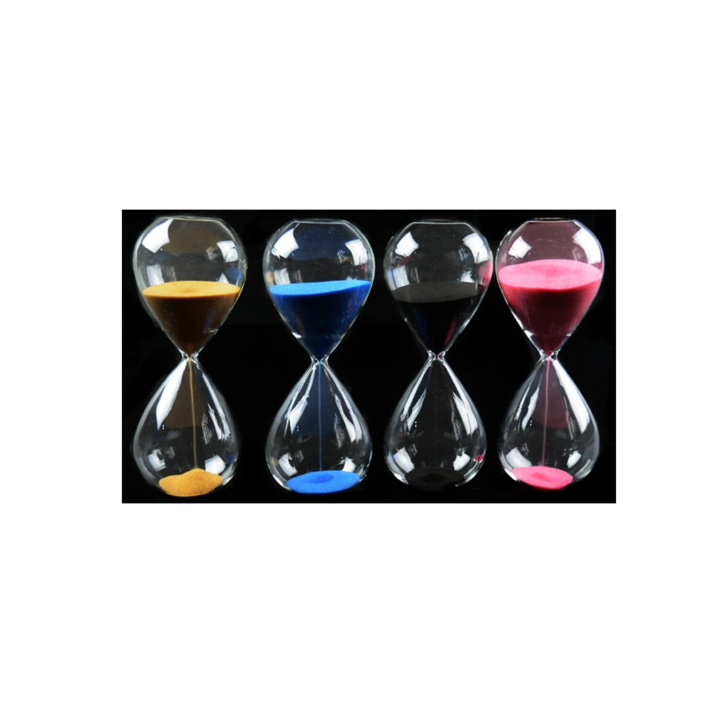 Новое поступление, прозрачные стеклянные песочные часы, таймер, 5 мин, 30 мин, 60 мин, песочные часы