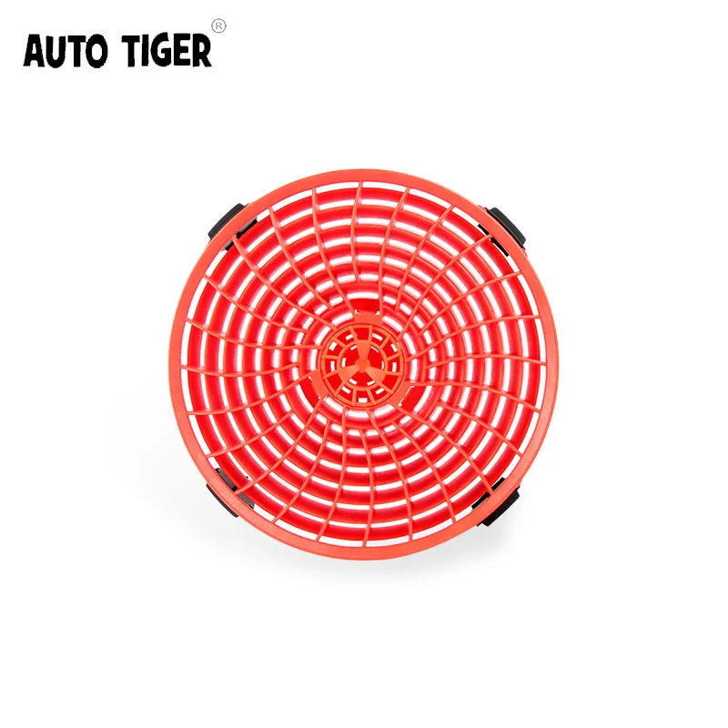 AUTO TIGER New Red  Car Wash Grits Filter Cars Washing Grits Divider Sand Stone Isolation Net Laundry Board Water Bucket Filter