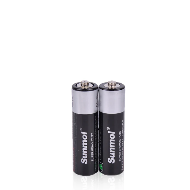 Service Long Time Pencil Batteries AA Carbon Zinc Batteries 1.5V R6 R6P Super Heavy Duty Battery With Low Price