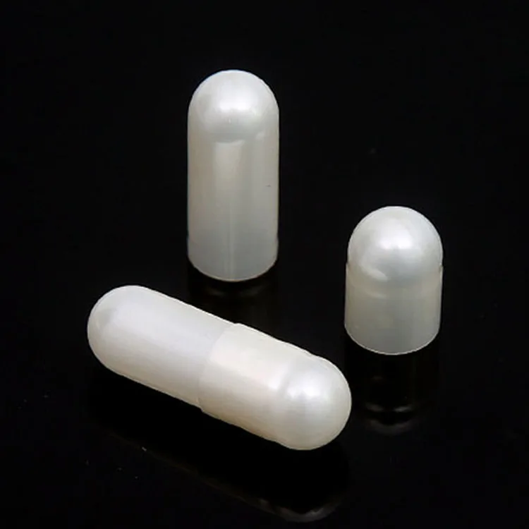 High quality pharmaceutical grade separated colorless bovine gelatin size 000 empty capsules