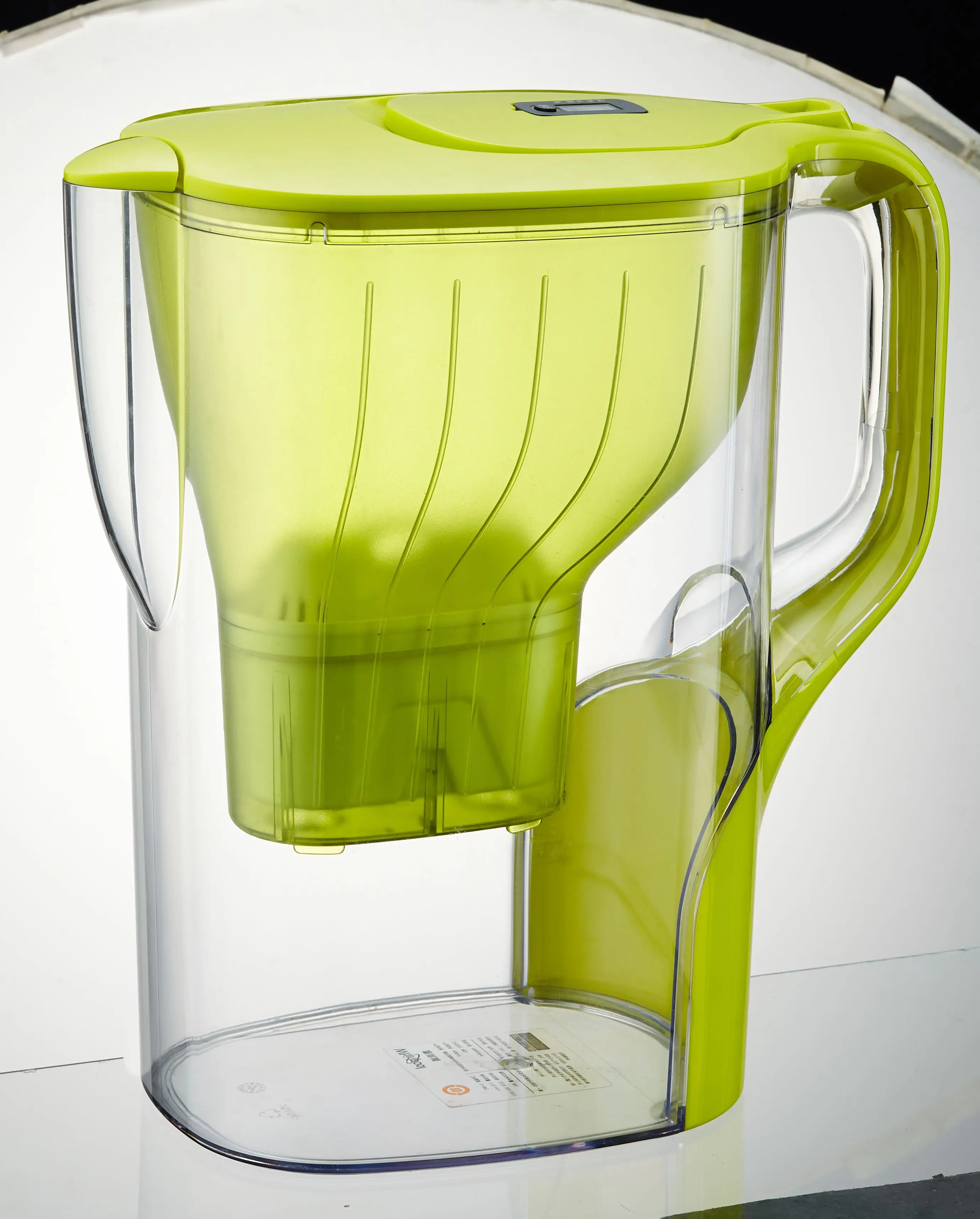 clean drinking water is filtered refrigerator unit making  ice water more fresh water