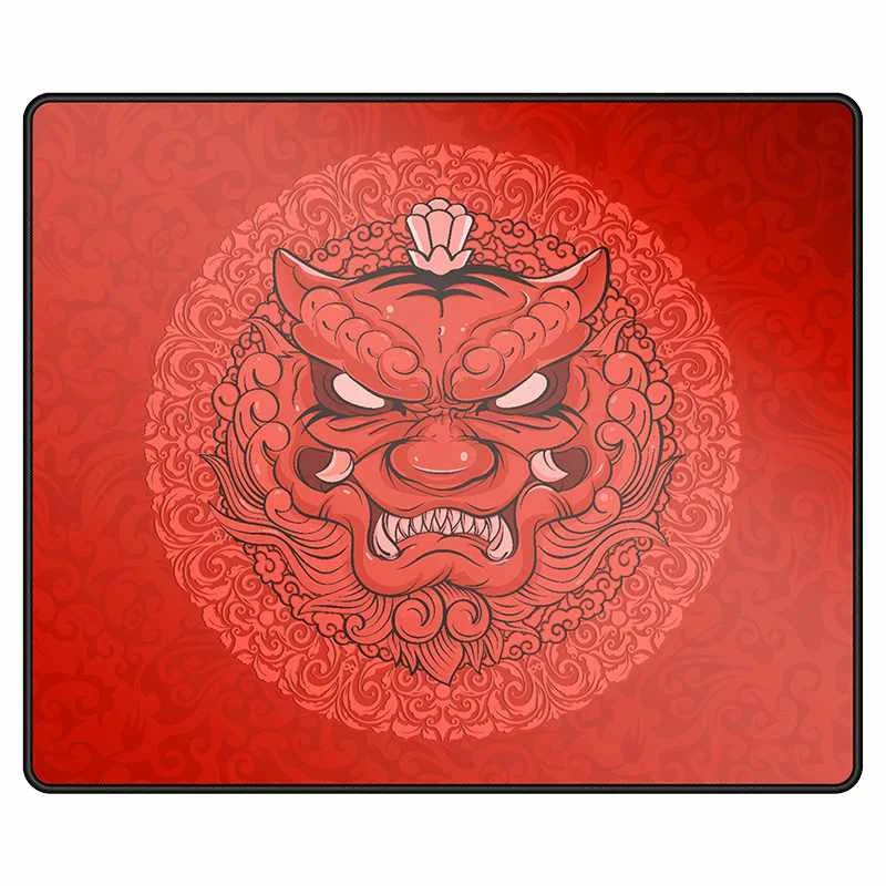  Игровой коврик для мыши Red Dragon с тигром Гладкий Гибкий игровой красным