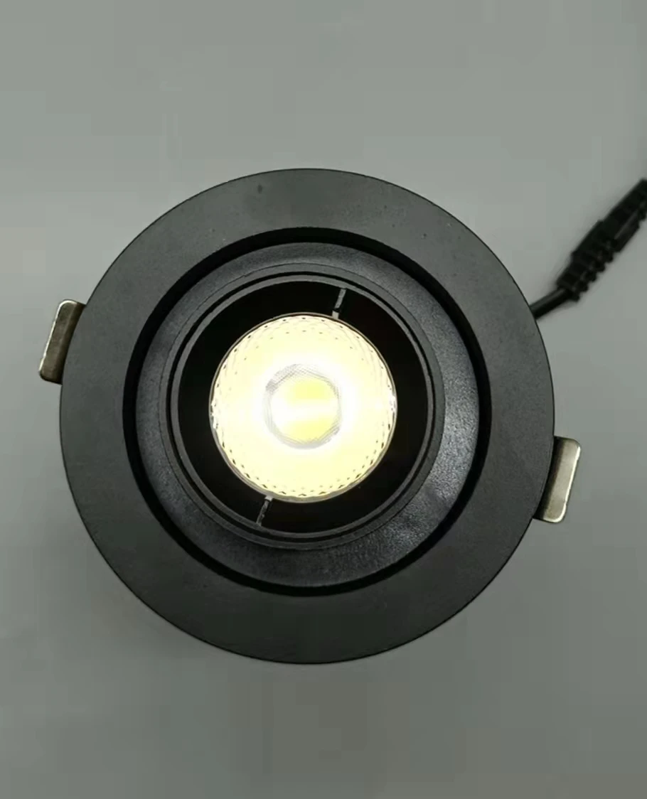 Commercial 25 adjustable led downlight white color spotlights adjustable led recessed downlight double cob downlight