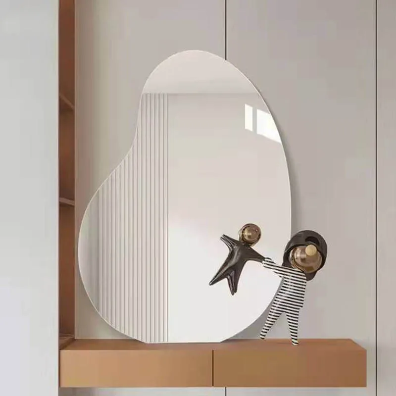 High-end Design Mango Shape Frameless Glass  Bathroom Mirror