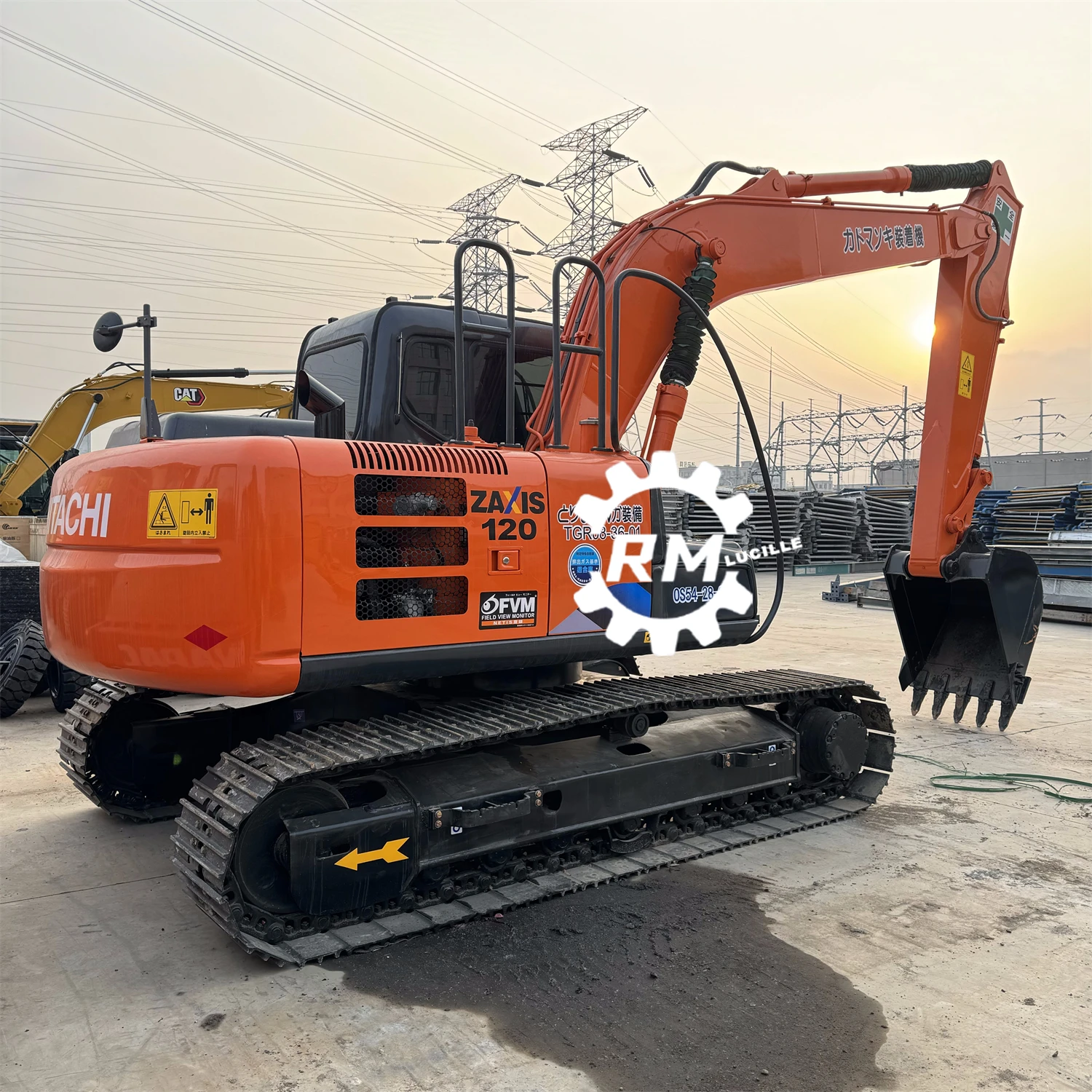 Мощное оборудование б/у гусеничный экскаватор Hitachi ZX120 тяжелая техника из Кореи ZX70 ZX60 в хорошем состоянии распродажа
