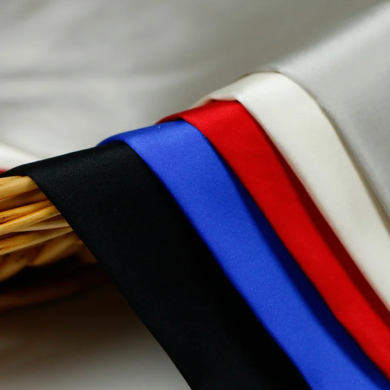wholesale 19mm Stretch silk satin fabric Used for high - grade dress fabric
