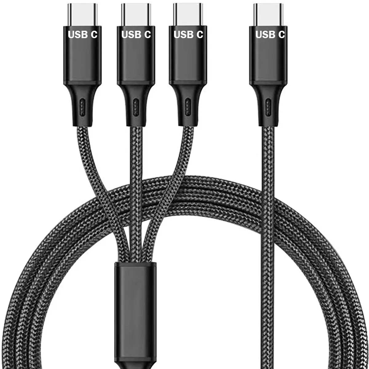 wholesale 100W USB C Multi Charging Cable [1.2M] 3 in 1 Charging Cable with E-Mark Chip for iPad Pro for MacBook Pro/Air/iPhone