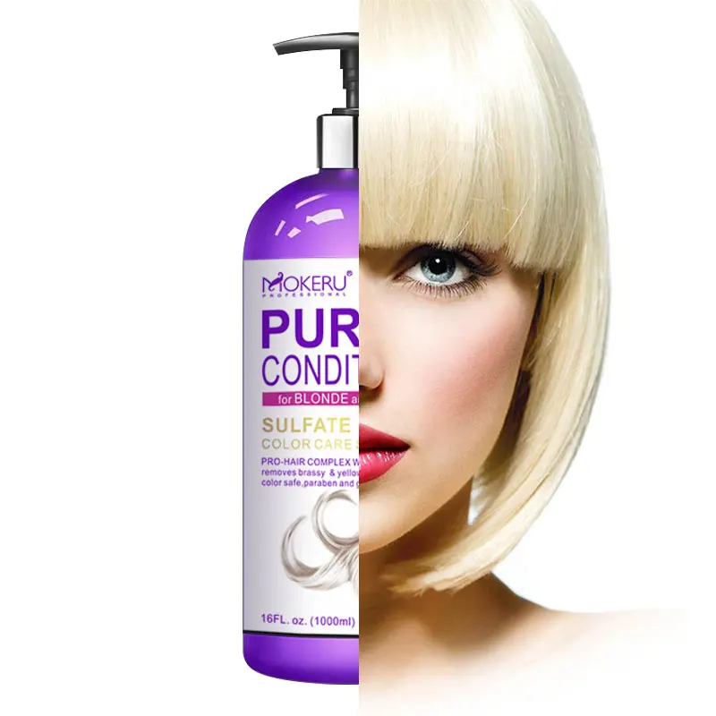 Customize Mokeru Sulfate Free Anti-hair loss Hair Conditioner Paraben Free Purple Shampoo and Conditioner For Women and Men