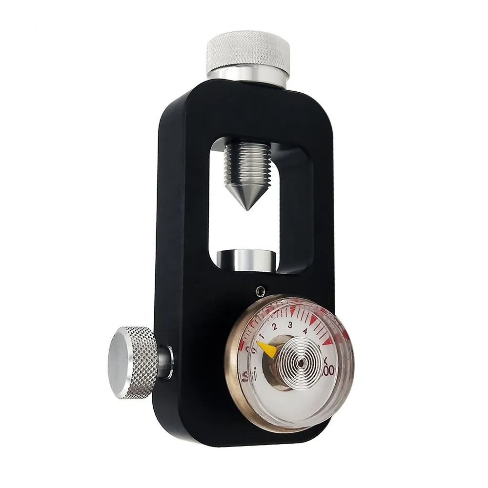 PCP Paintball to Standard Scuba Yoke K-Valve Air Refill Adapter Fill Station Charging Adapter with Larger Gauge