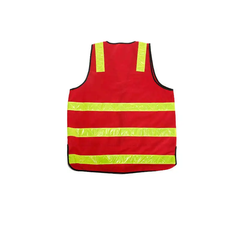 New Arrival Environmentally Printing Reflective Warning Safety Vest with Lattice