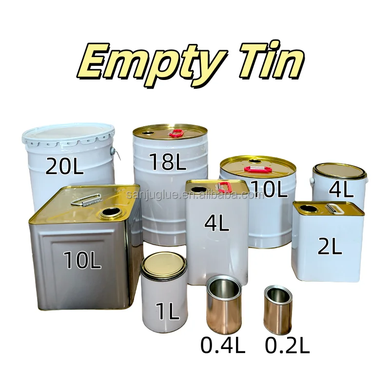 Wholesale Empty Round Paint Cans 1L Metal Tins 1 Litre Tin Can