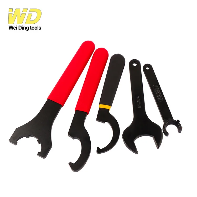CNC ER Wrench Tools Holder Wrench Type of ER Wrench ER8 11 16 20 25 32 40 C32 APU16 Key Collet Chuck Spanner Keys