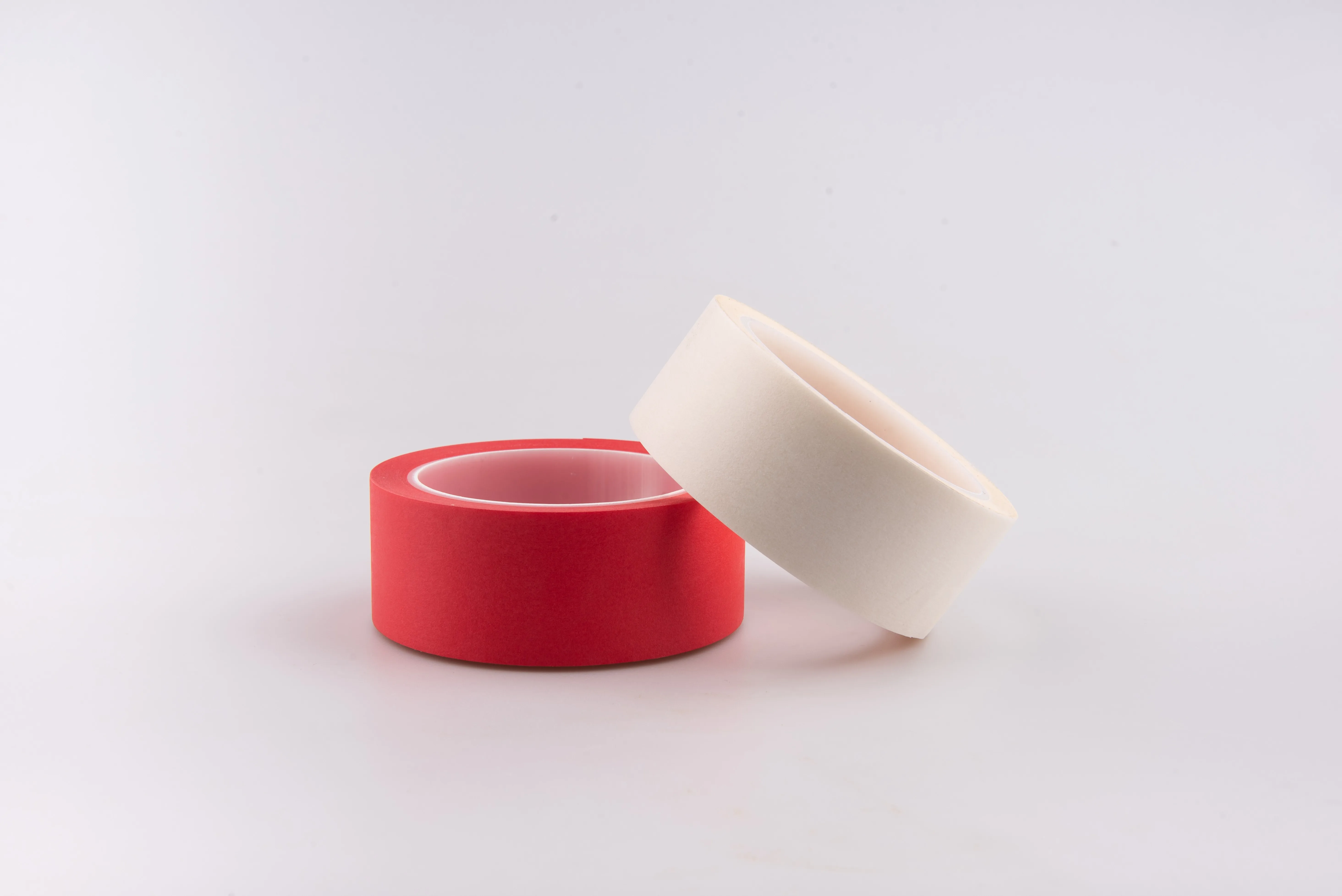 Red and White Masking Tape good initial stick  High and low temperature resistance no glue residue Corrosion resistance