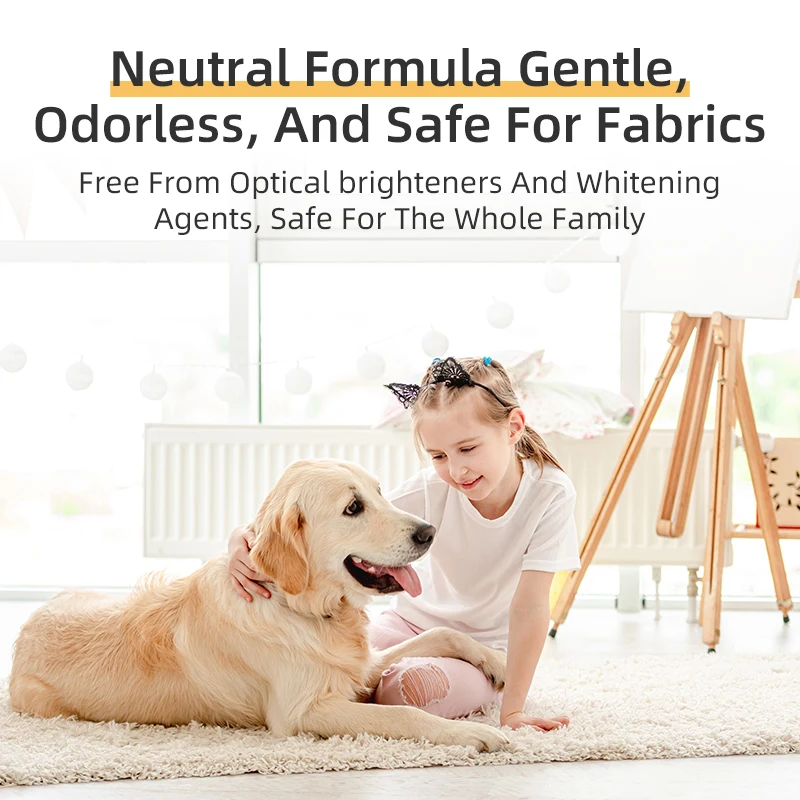 Special Eco-Friendly Dry Cleaning Agent for Water-Free Carpet Mattress Gel-Shaped Fabric Sofa & Wet Clothing Cleaner