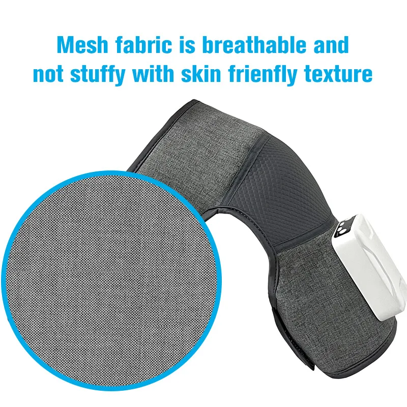 Electric 8d neck & shoulder neck massager device shockwave therapy and back massager pulse cervical with heat