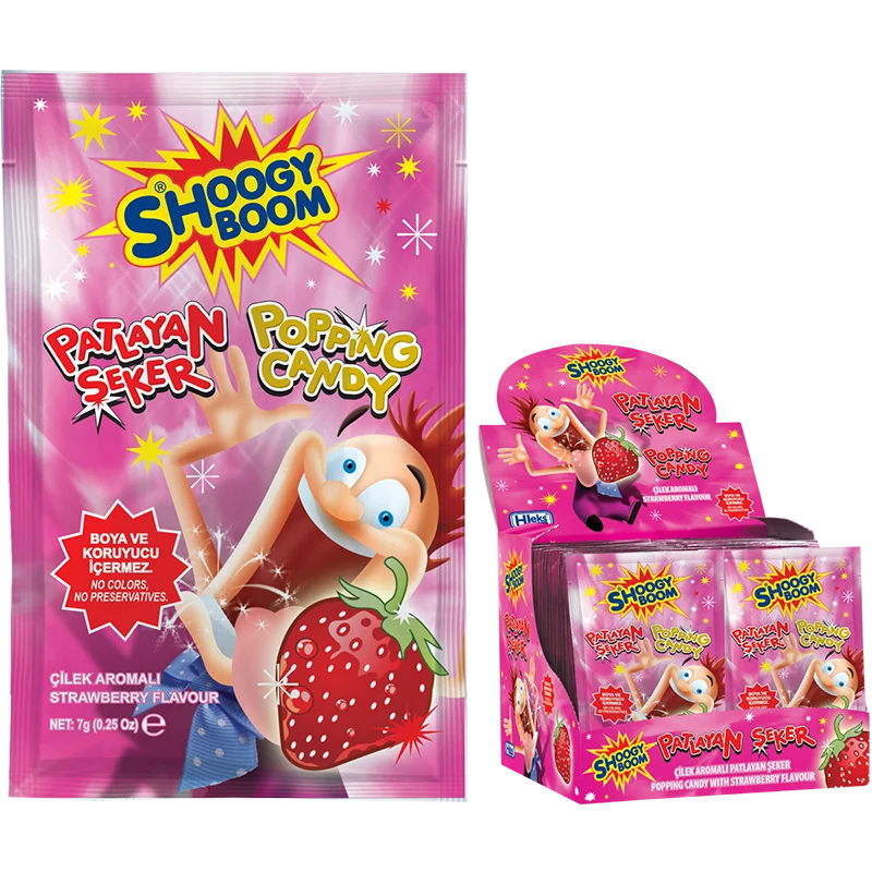 
High quality Popping Candy from Turkey, Halal, in 7g sachets 