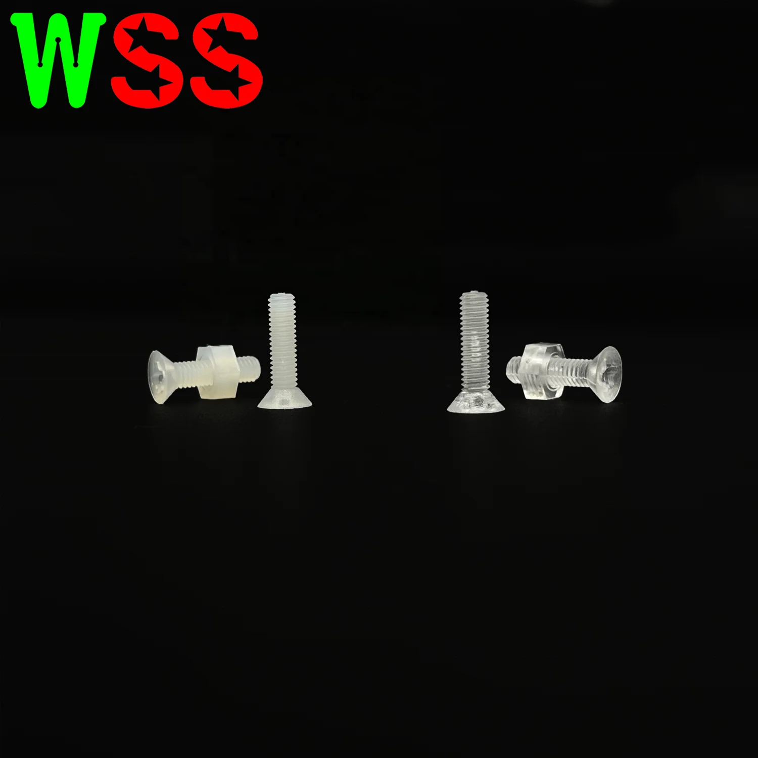 ODM Weichimei pcb support screw nylon screws plastic screw