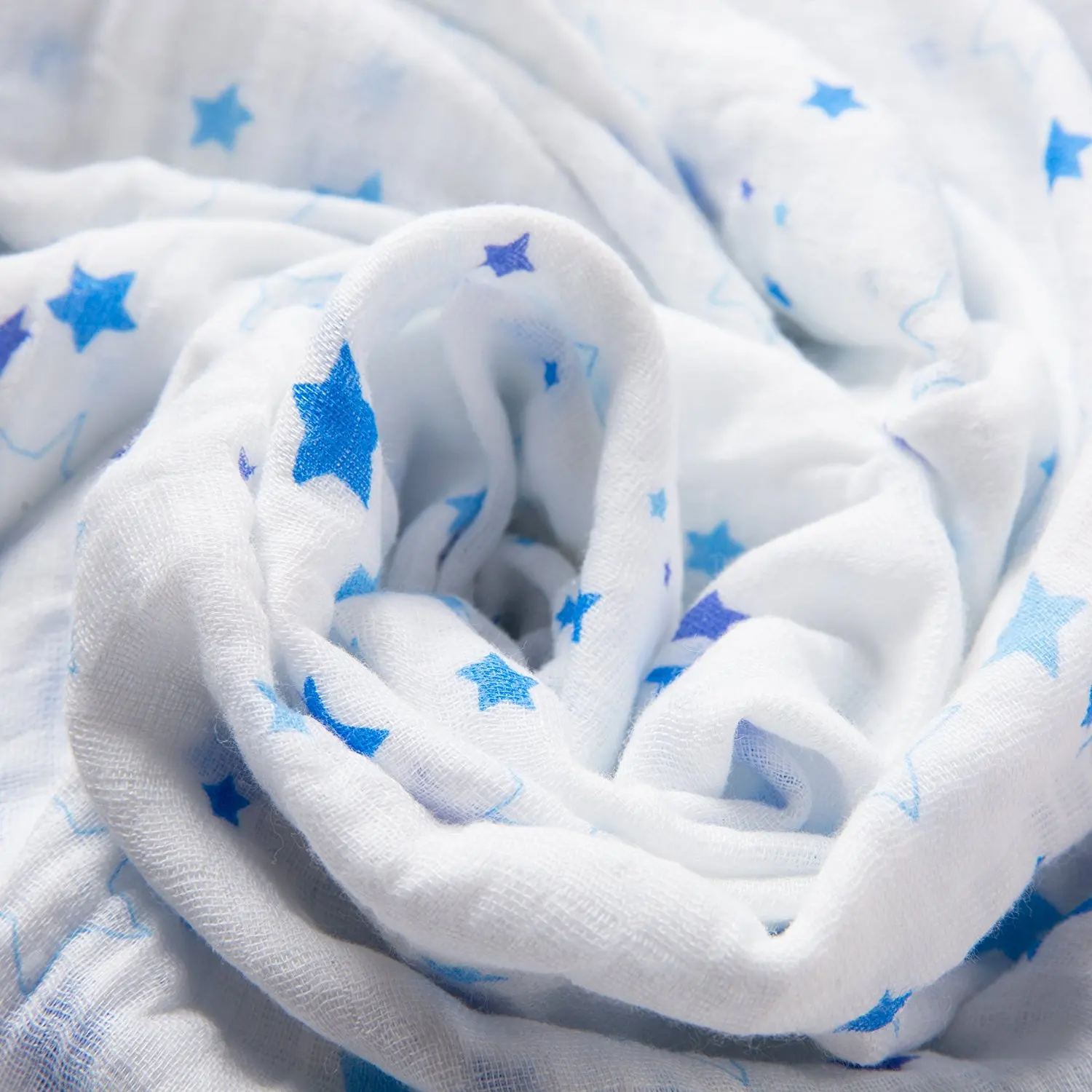 Hot sale newborn baby boys girls super warm soft winter 100% organic bamboo cotton woven swaddle blankets