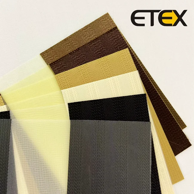 ETEX оптовая продажа многоцветные дневные и ночные ткани для слепых зебры из Китая