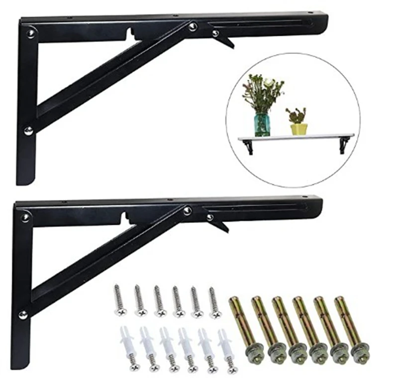 Wholesale Flat Sheet Metal Cast Iron Metal Shelf or Shelving Floating L Brackets
