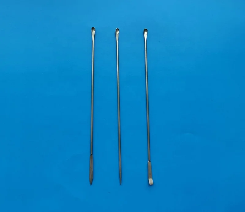 Lab use 3*1 Stainless Steel microscale spoon micro spoon with spatula