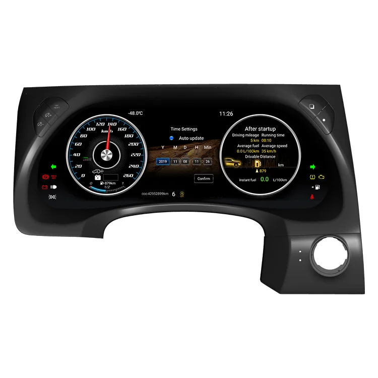  Автомобильный цифровой кластер bosstar android 12 3 дюйма Gps измеритель скорости для nissan патруль