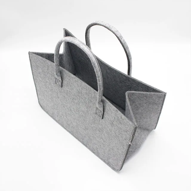 felt fabric women bag fashion bag for shopping