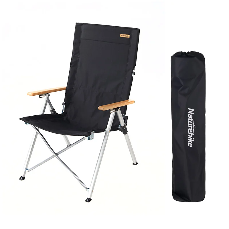 Naturehike outdoor camping folding beach Aluminum chair recliner luxury camp chair