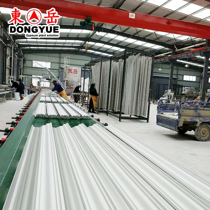 Производственная линия для декора стен и потолка из строительных материалов