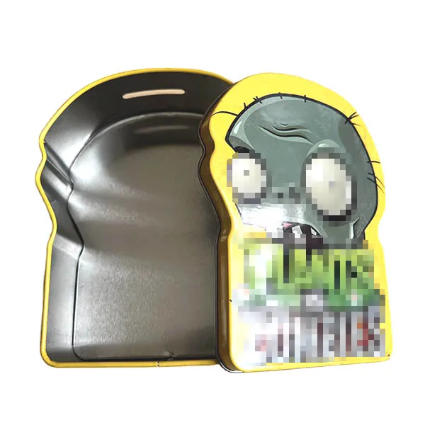 Plants VS Zombies cartoon metal tin box case