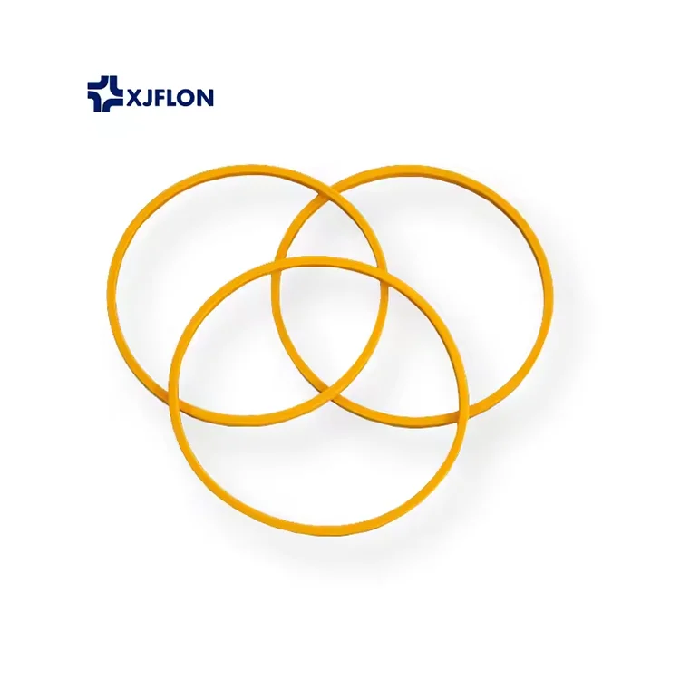 suppliers custom black colored ptfe o-ring te floning ring graphite filling ptfe gaskets sheet plastic rings