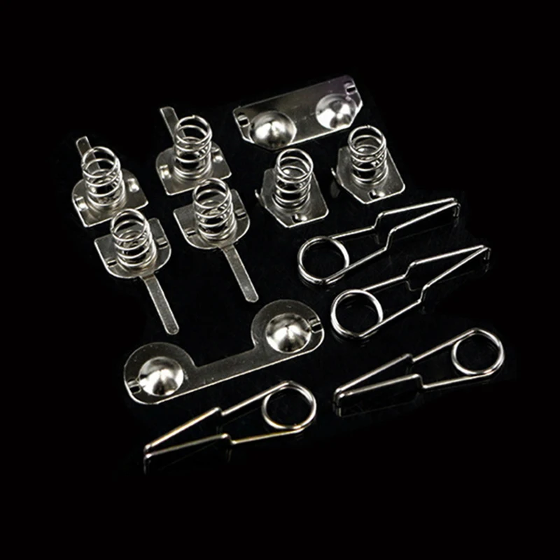 Custom Nickel Plated Spring Stainless Steel Clip Nickel Plated Steel Metal Spiral 18650 Battery Spring Contact