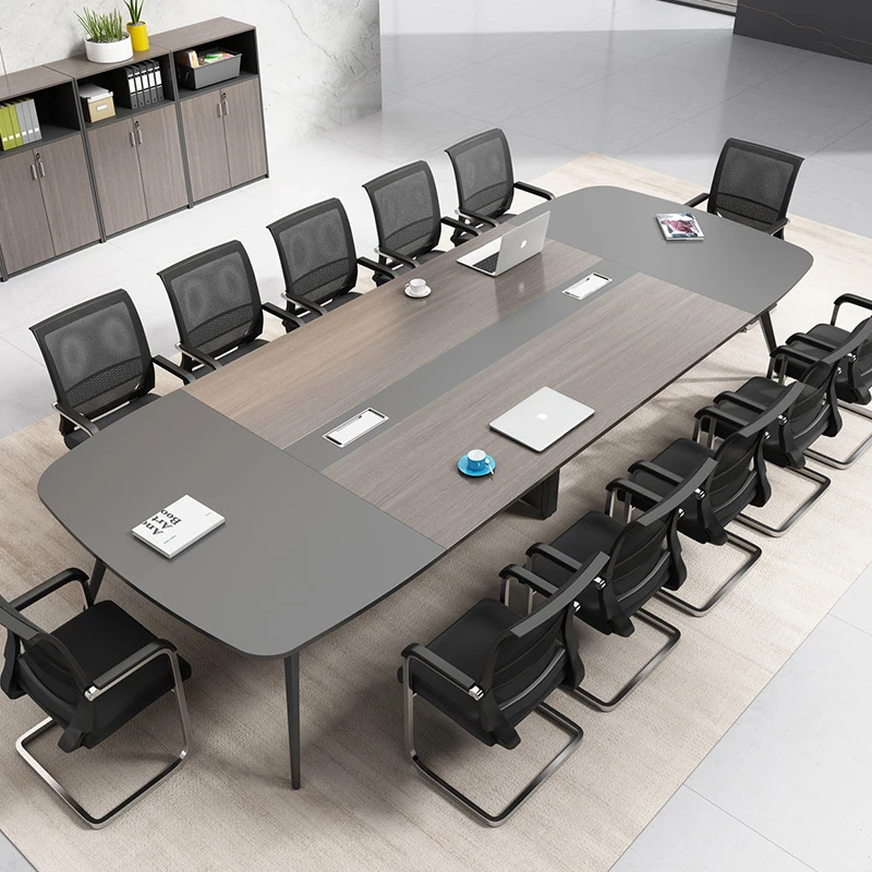 Simple Modern Training Reception Negotiation Furniture Desk Conference Meeting Room Desk Table And Chair Combination