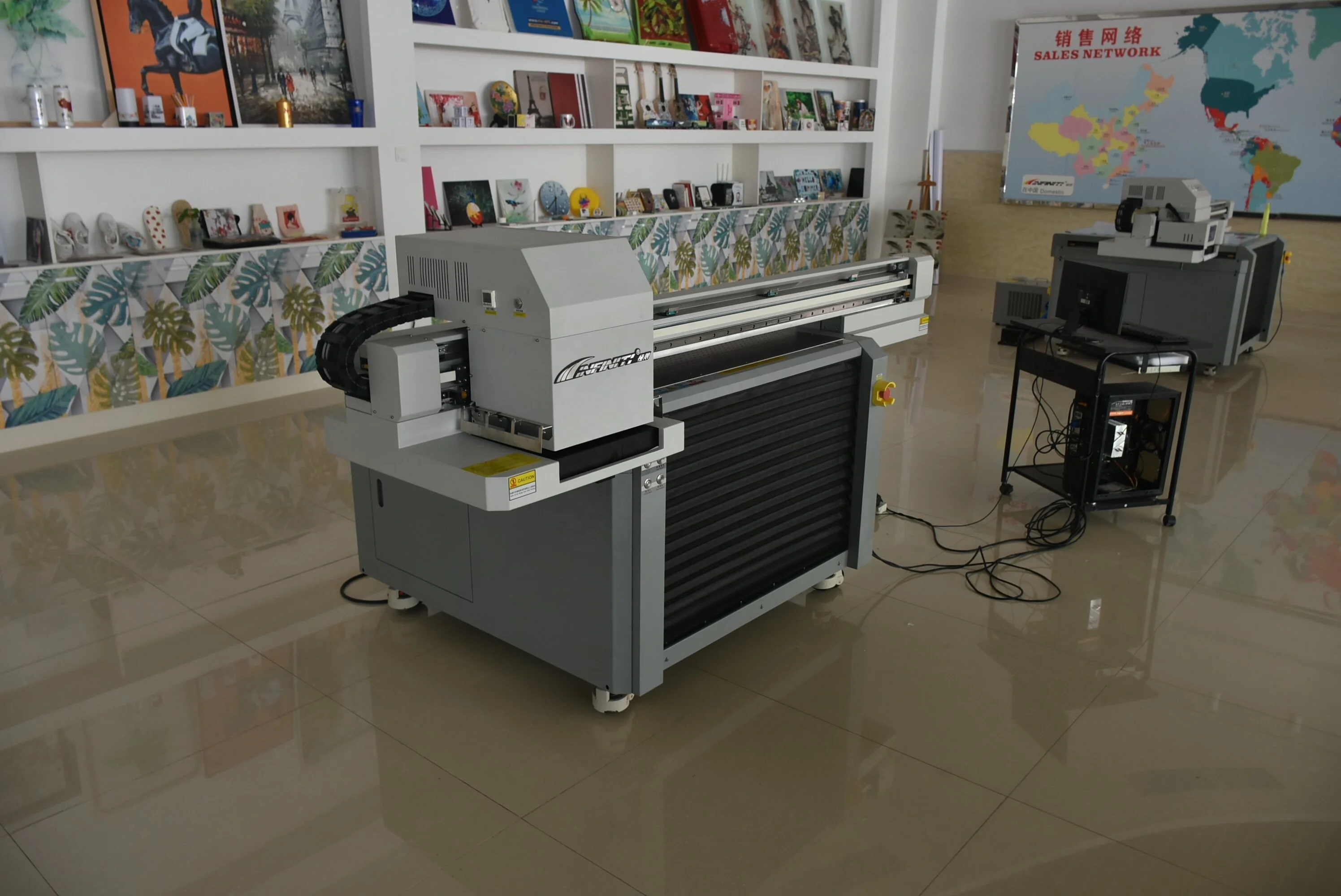 Challenger FY-9060T small size 6090 flatbed printer customized rotary printing machine cylinder bottle printing UV machine
