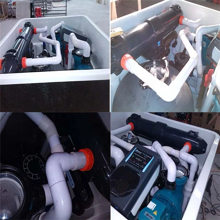 Underground swimming pool sand filter system Underground compact set Swimming pool pump sand filter system
