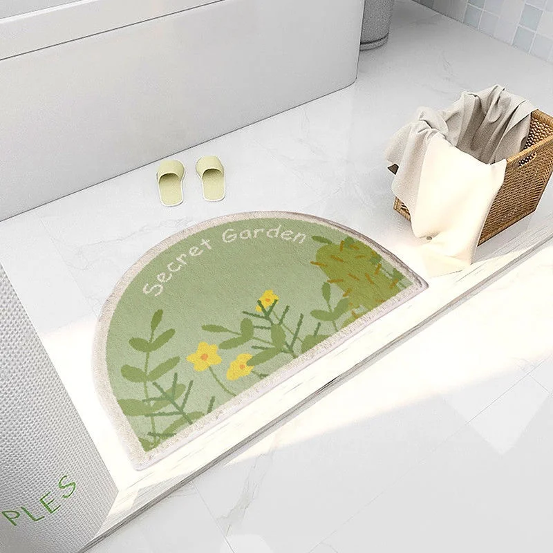 Bathroom Water Absorbent Rug Set Rubber Door Mats Diatom Mud Floor Mat Kitchen Carpet Anti Slip Diatomite Bath Mat