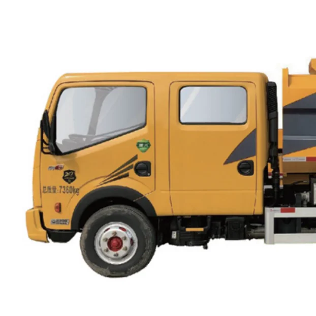 New trend garbage truck Used to treat all kinds of garbage.