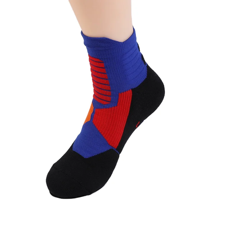 
New arrival multifunction custom sports sock cotton knitted socks oem pattern men socks for basketball 