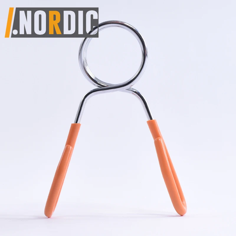 1 Inch 2 inch Weightlifting Accessory Spring Clip Collars for Weight Bar and Dumbbell Handles, Sold in Pair