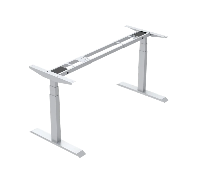 Home Office Desk Table Dual Motors Three Stages Electric Height Adjustable Modern Ergonomic Lift Sit Stand Up Desk Frame