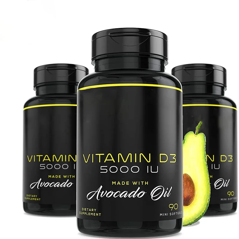 Натуральный экстракт масла из свежих фруктов авокадо в капсулах лечебная добавка витамин D3 впечатляет здоровье