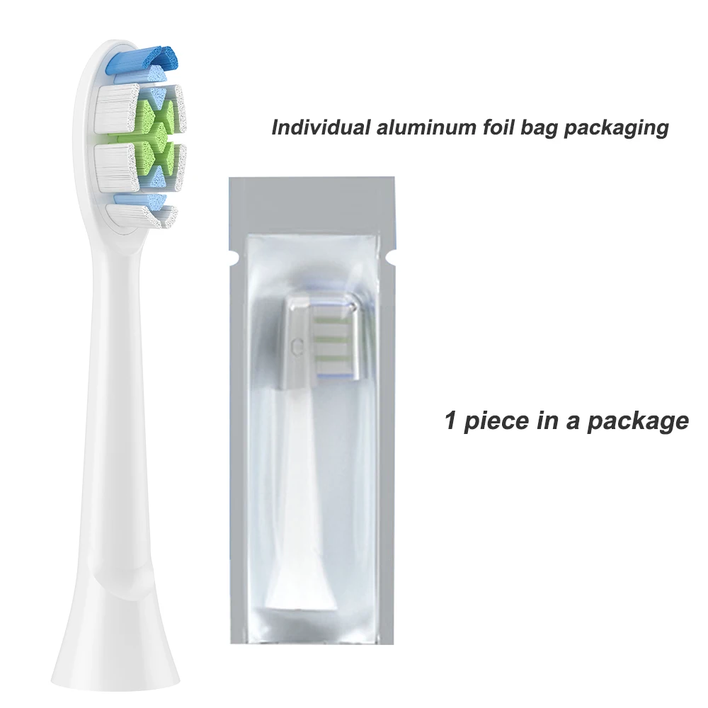 Multiple Packaging Options DiemondCleaning Copper-Free Flocking Electric Toothbrush Heads for Philps C2 C3 C1 G2 W