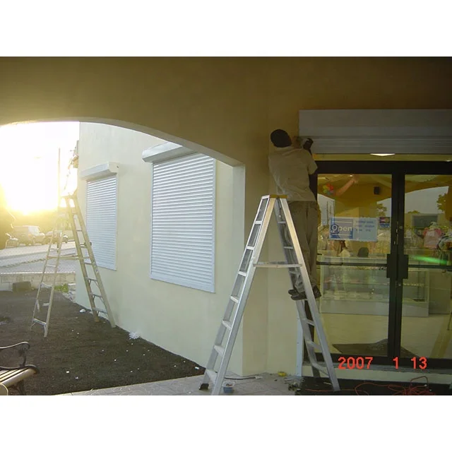 Hollow 1.2-thick double-layer anti-theft and wind resistant aluminum alloy electric rolling shutter window manufacturer