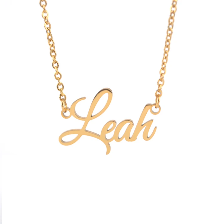 18K Gold Nameplate Necklace Bracelet Earring Personalized Jewelry Set