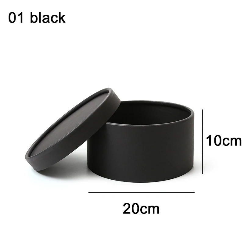 New design high quality fashion round flower gift box korean plain color flower box round luxury